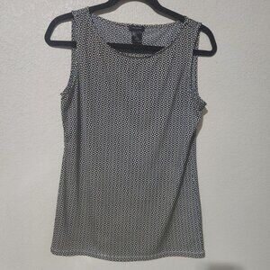 Ann Taylor Tank Top Sleeveless Shirt Small Art Business